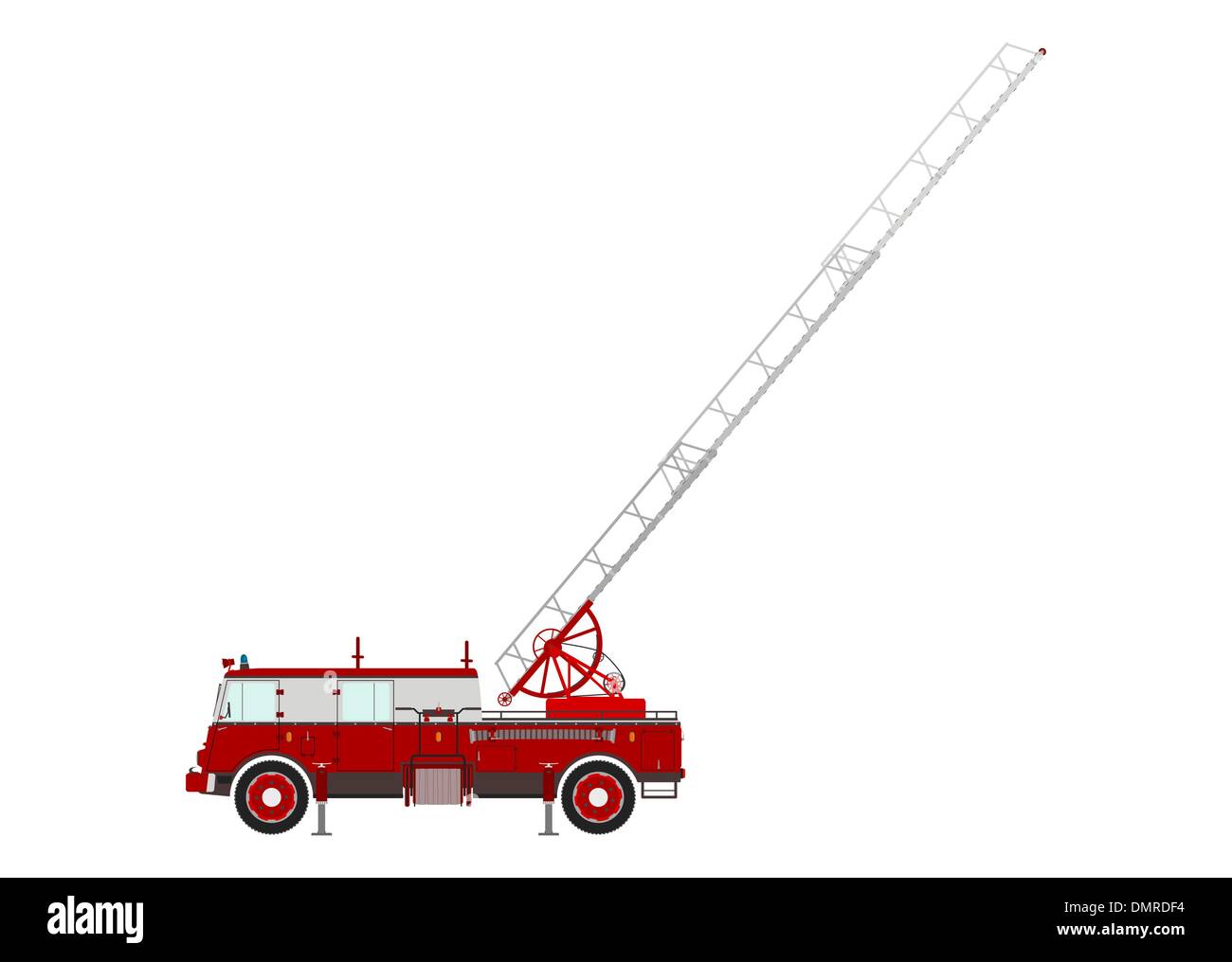 Camion de pompier Illustration de Vecteur Camion de pompier Illustration de Vecteur