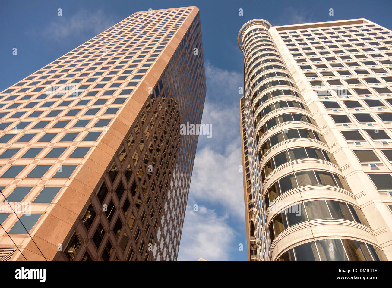 Gratte-ciel dans le quartier financier, San Francisco,California,USA Banque D'Images