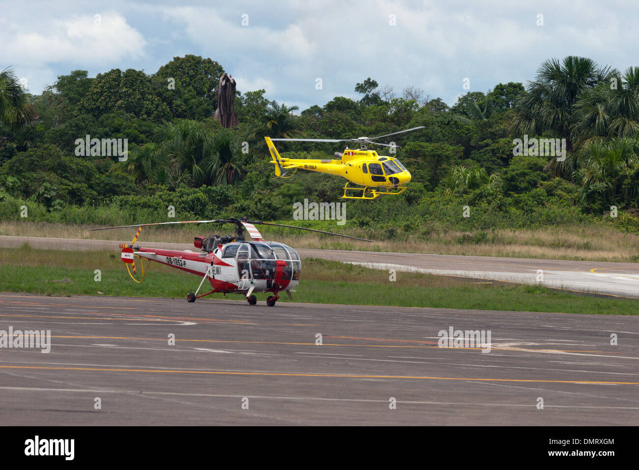 Hélicoptère Eurocopter ASTAR hélicoptères Alouette III comme350 Banque D'Images
