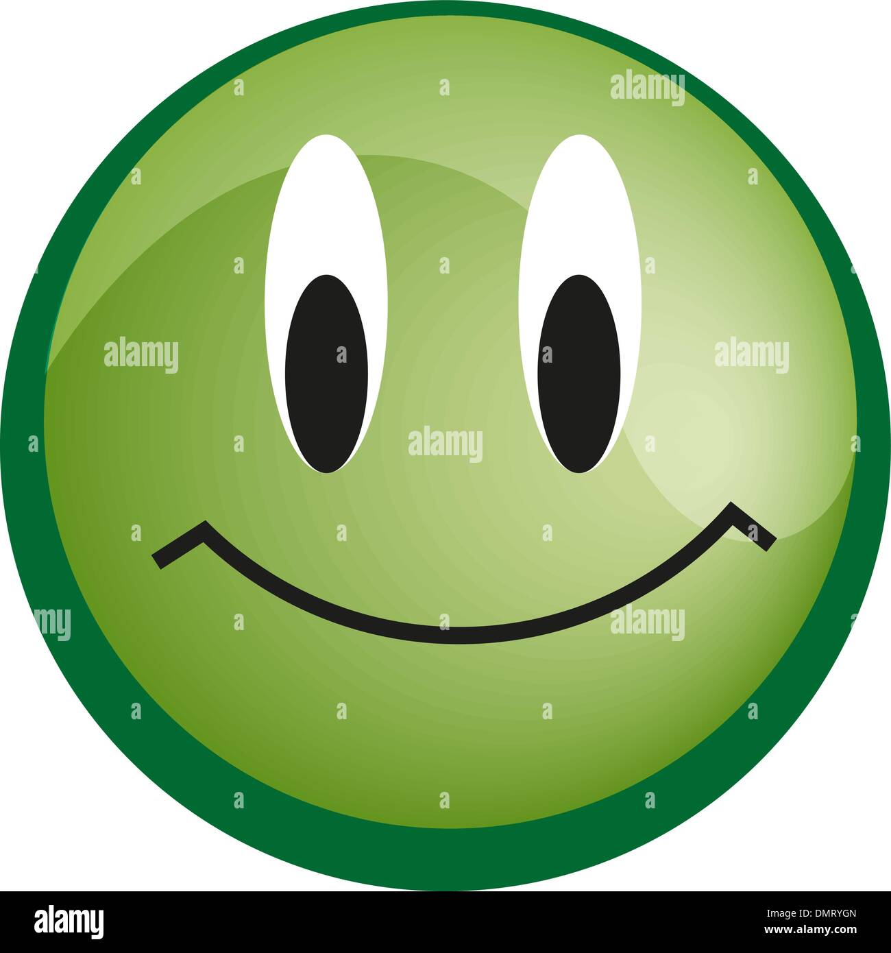 Avec emoticon, smiley icône web jaune Illustration de Vecteur