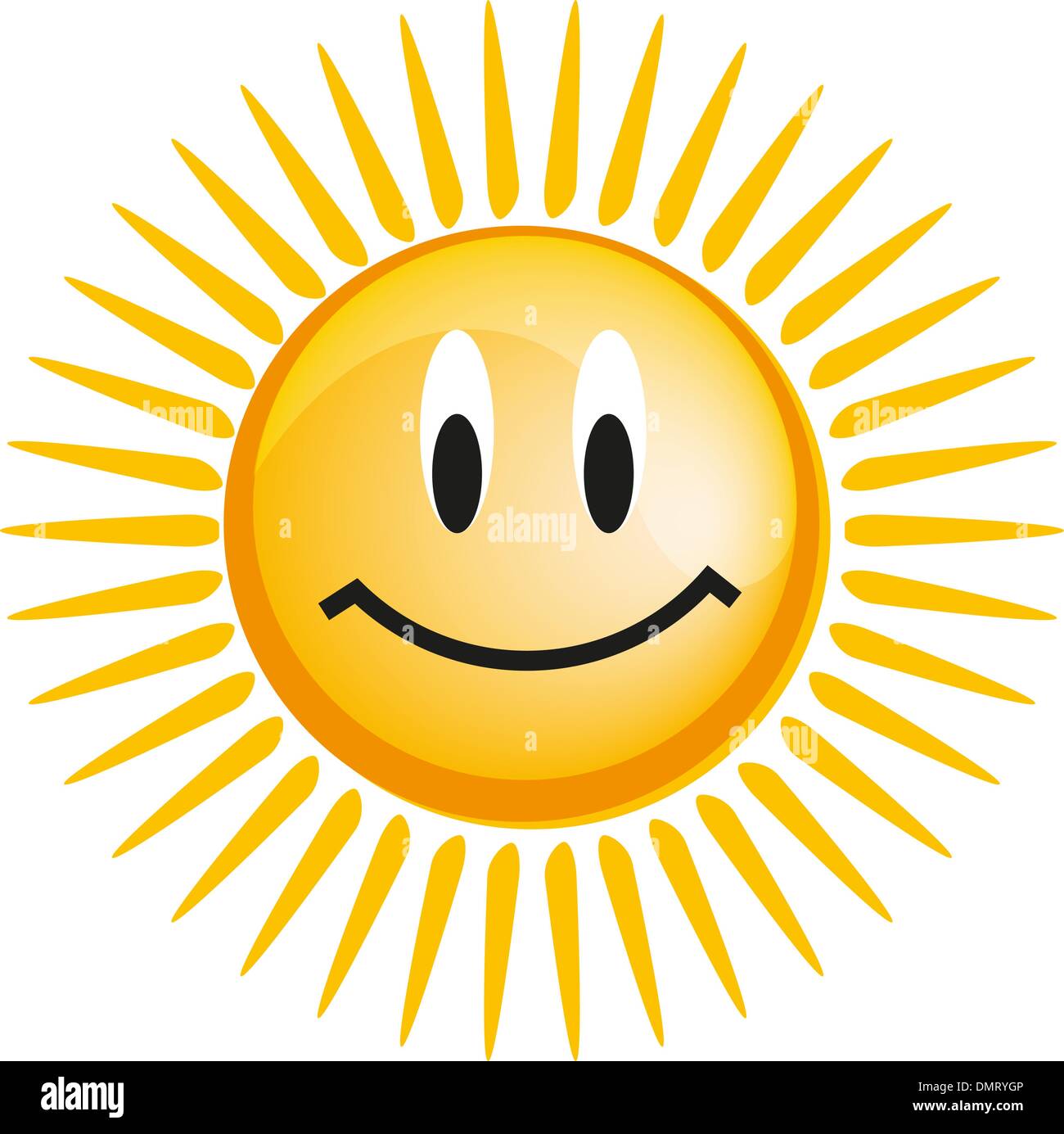 Avec emoticon, smiley icône web jaune Illustration de Vecteur