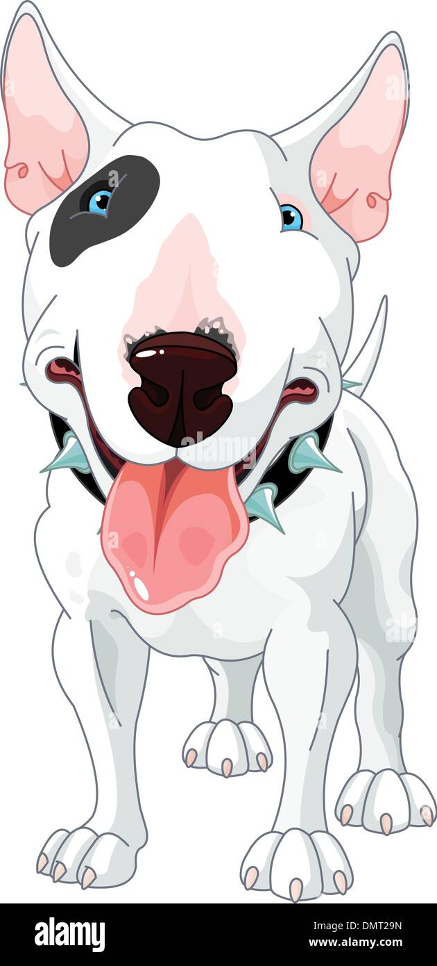 Bull Terrier Illustration de Vecteur