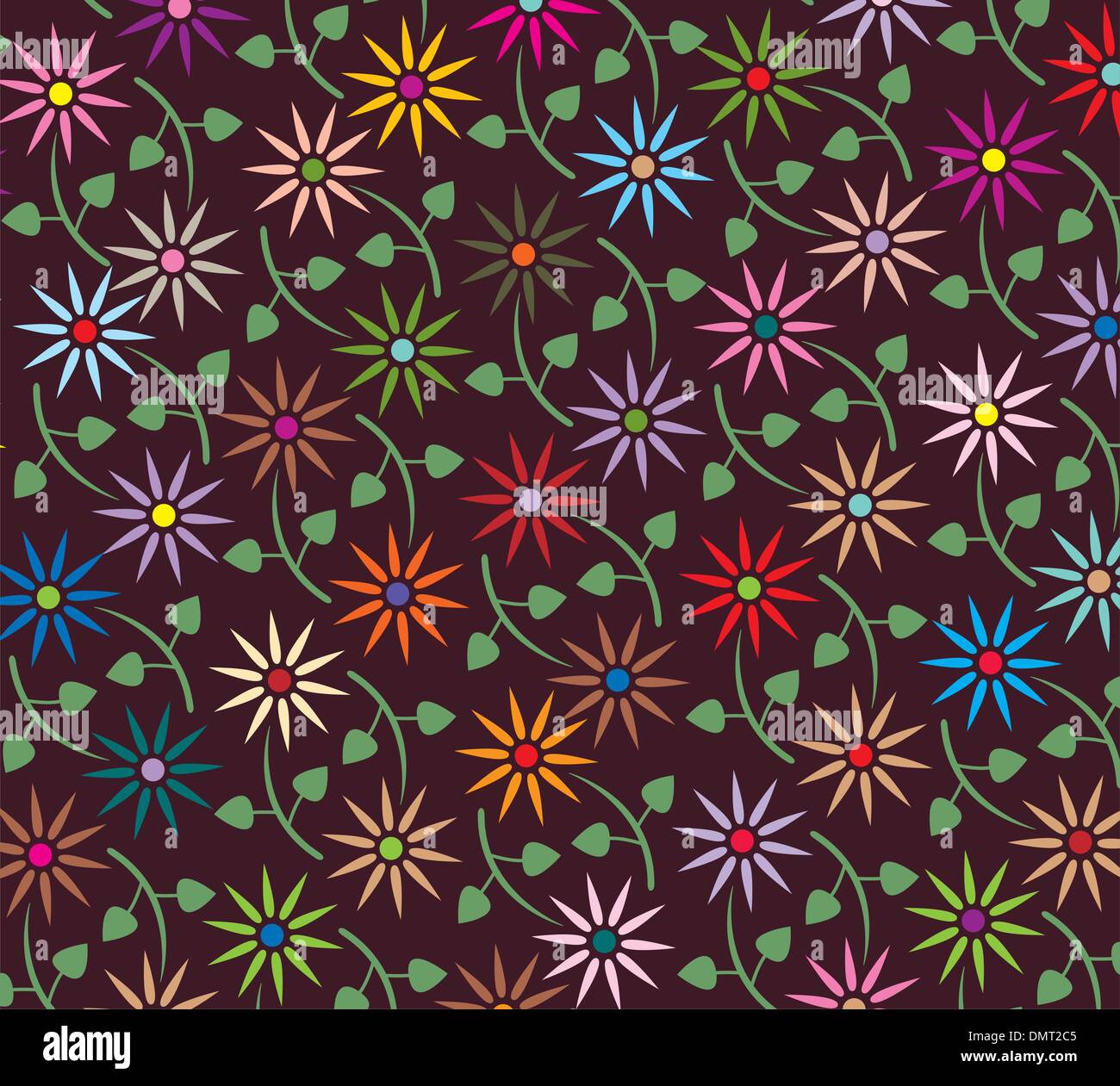 Vector abstract floral background Illustration de Vecteur