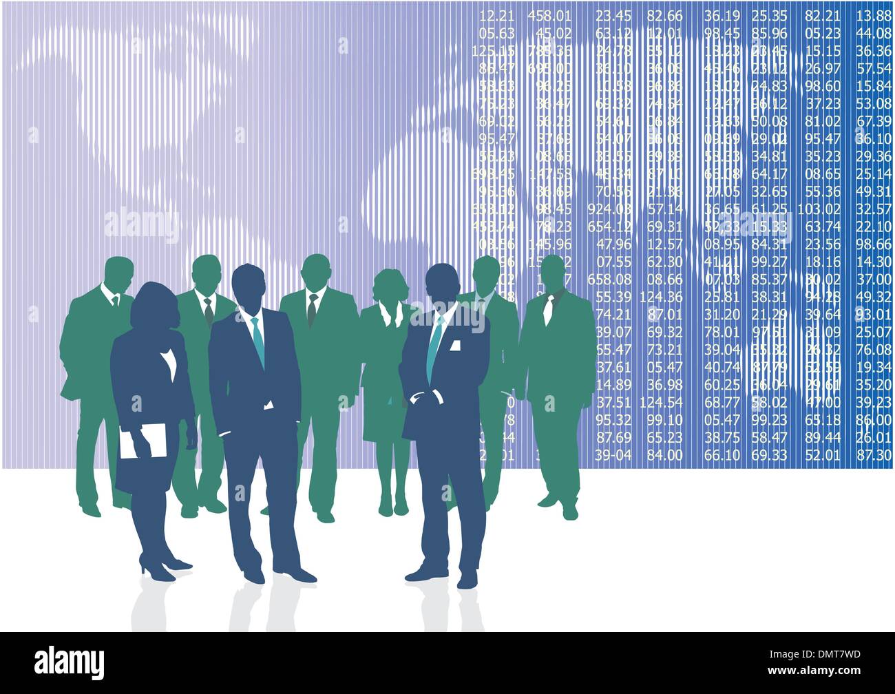 Les gens d'affaires du monde Illustration de Vecteur