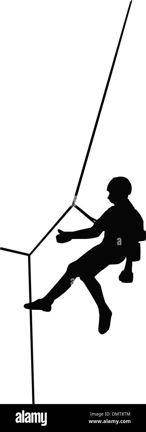 Tourisme de montagne Illustration de Vecteur