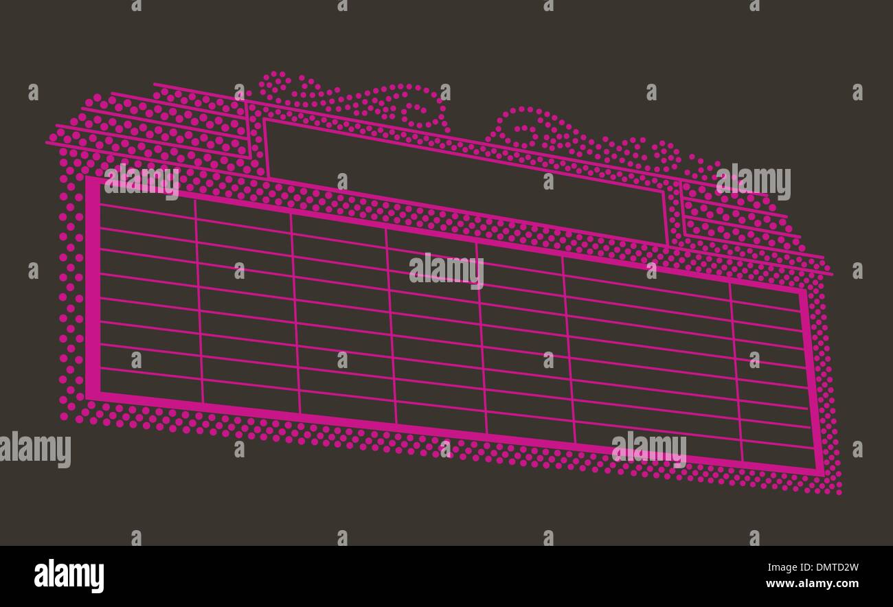Titre du film Illustration de Vecteur