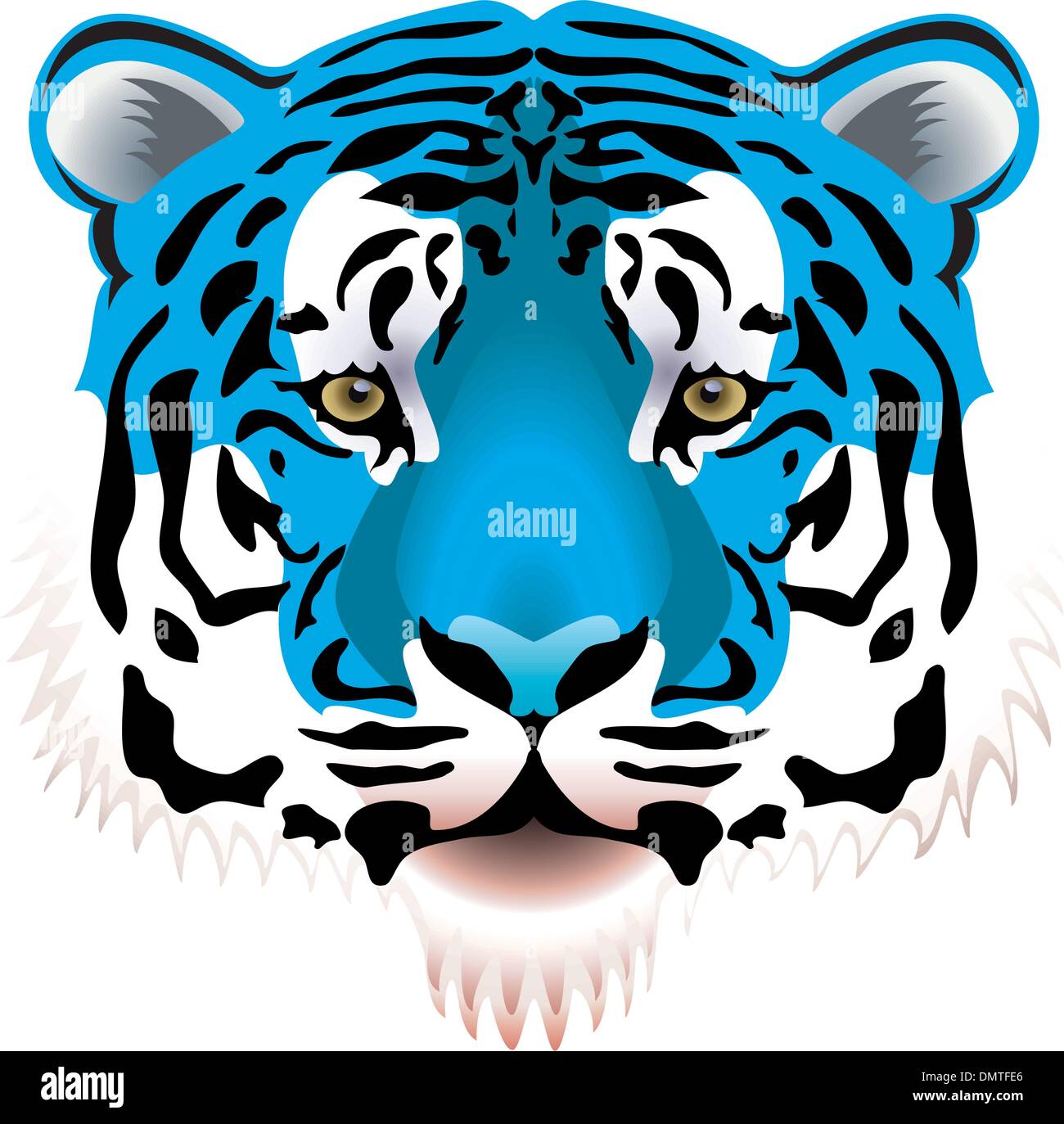 Tête de tigre vecteur Illustration de Vecteur