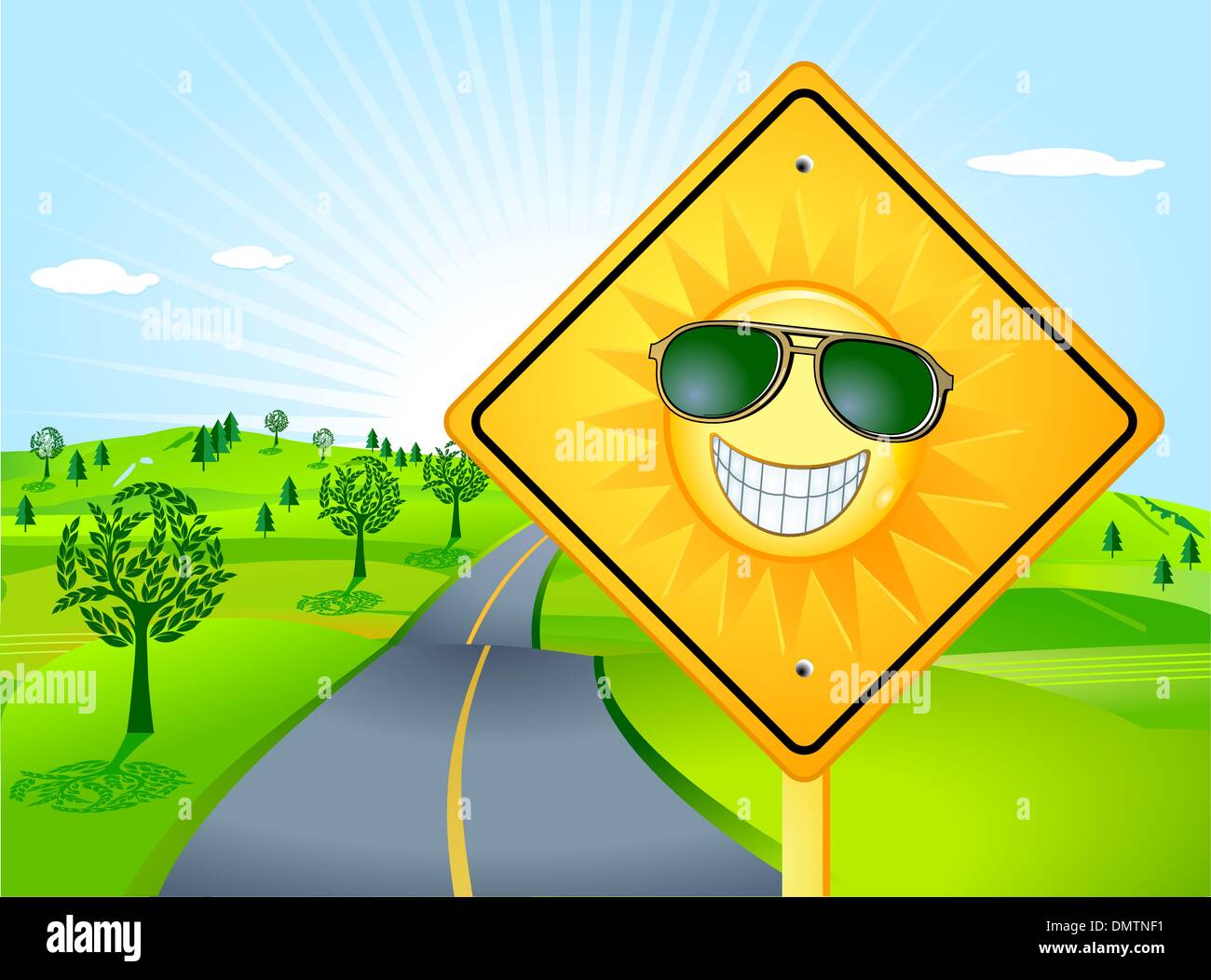 Soleil soleil soleil soleil Banque d'images vectorielles - Alamy