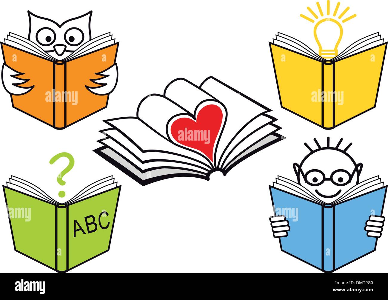 Ouvrir des livres, vector Illustration de Vecteur