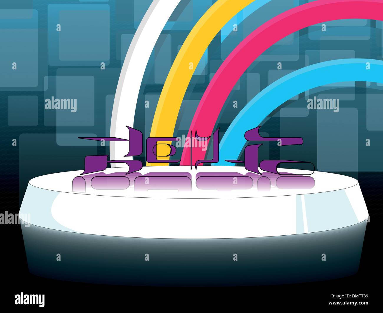 Bonne année carte de voeux Illustration de Vecteur