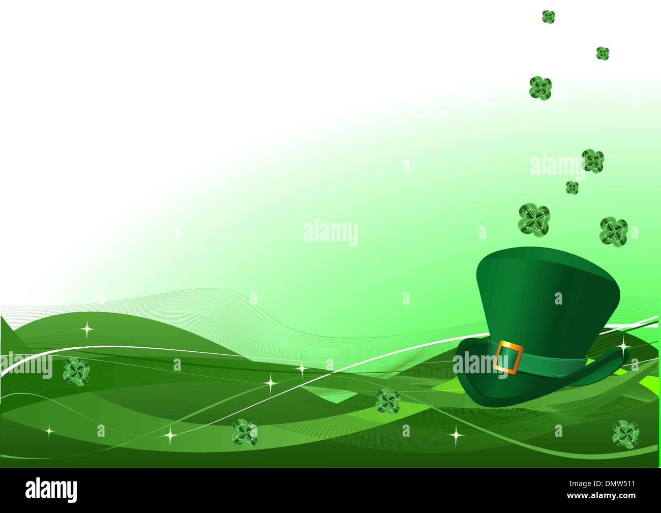 Saint Patrickâ€™s day background Illustration de Vecteur