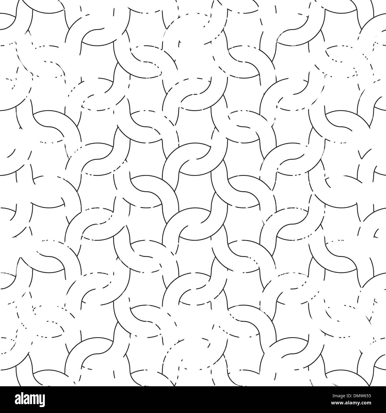 Grunge noir et blanc avec motif knitting Illustration de Vecteur