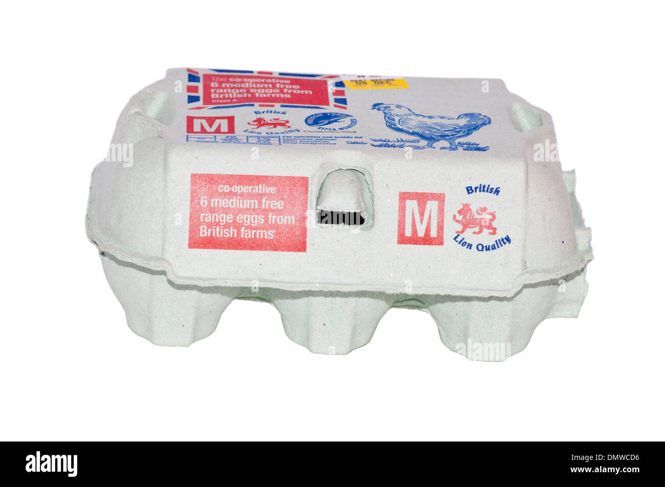 Boîte à Œufs en carton fort fermé Banque D'Images