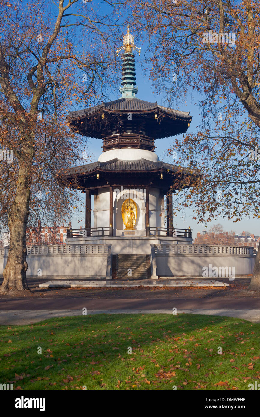 London Battersea, le pavillon de la paix dans Battersea Park Banque D'Images