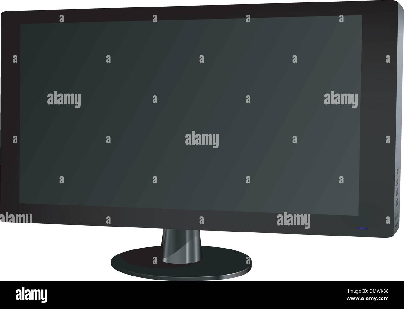 Télévision à écran plasma. Vector Illustration de Vecteur