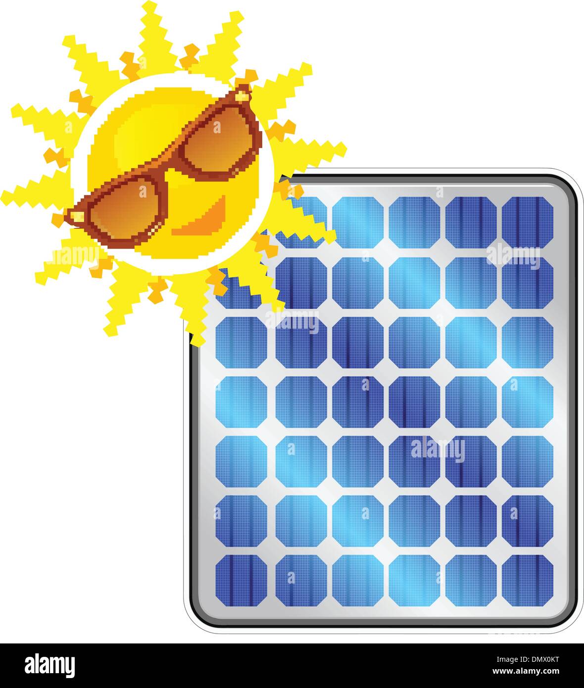 Panneau solaire Illustration de Vecteur