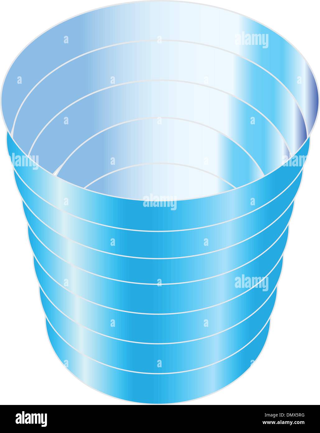 Tasse en plastique Illustration de Vecteur