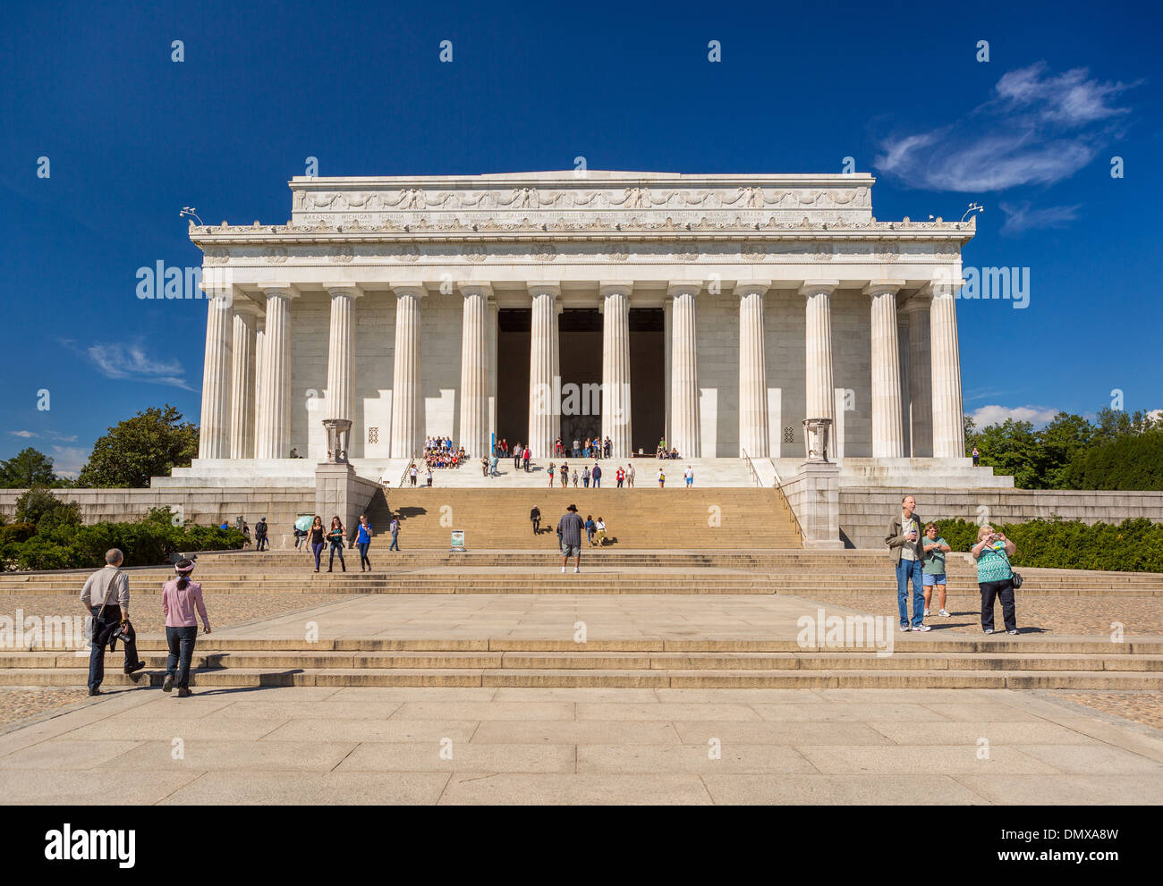 WASHINGTON, DC, États-Unis - Lincoln Memorial. Banque D'Images