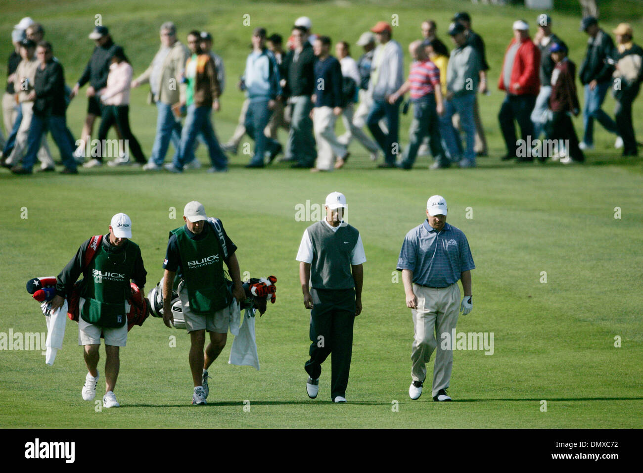 Jan 28, 2006 ; La Jolla, CA, USA ; GOLF : Tiger Woods au cours de la Buick Invitational 2006. Crédit obligatoire : Photo par Sean M Haffey/San Diego Union Européenne T/ZUMA Press. (©) Copyright 2006 par San Diego Union Européenne T Banque D'Images