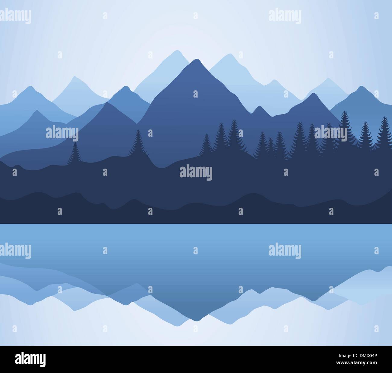 Montagne Illustration de Vecteur