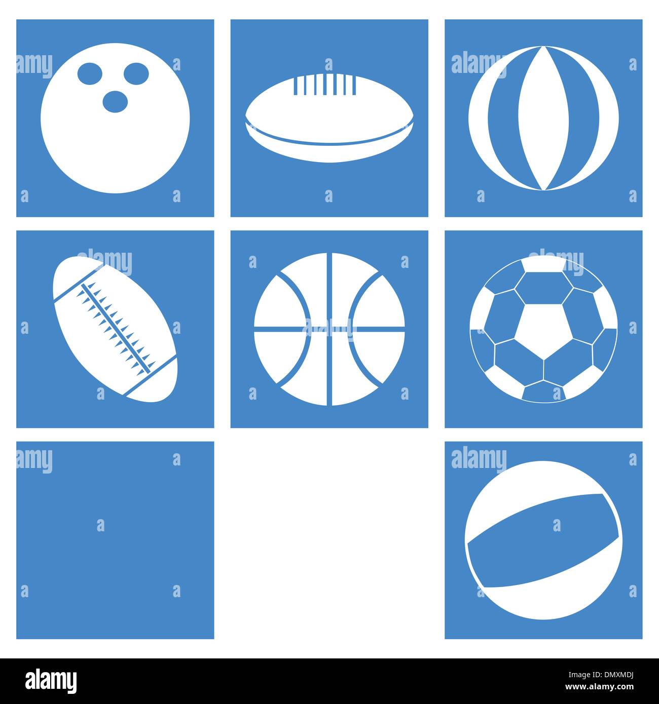 Ballons de sport Illustration de Vecteur