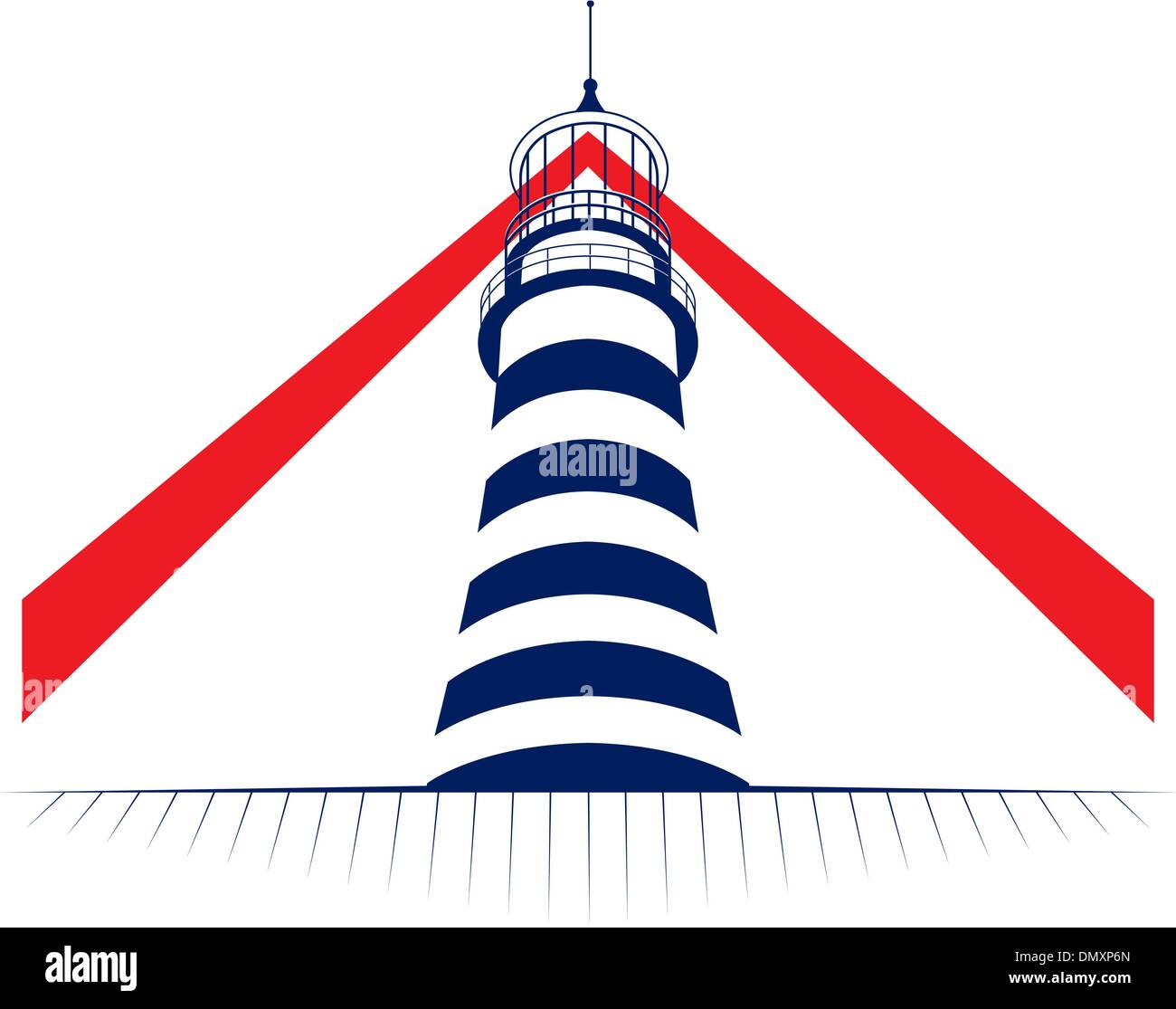 Icône de tour phare Illustration de Vecteur