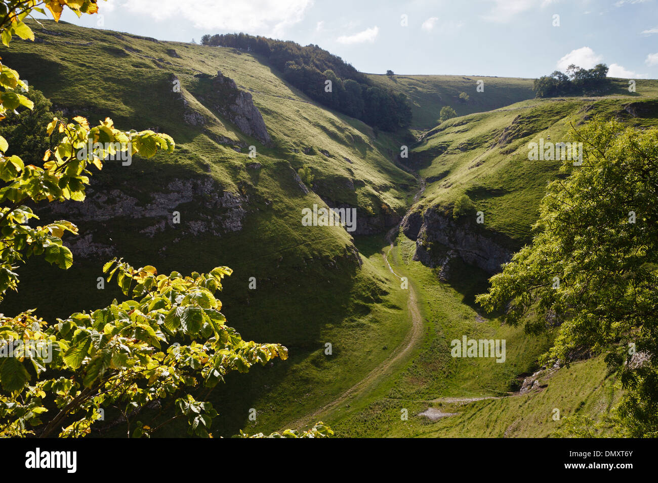 Cave Dale, Castleton, parc national de Peak District, Derbyshire Banque D'Images
