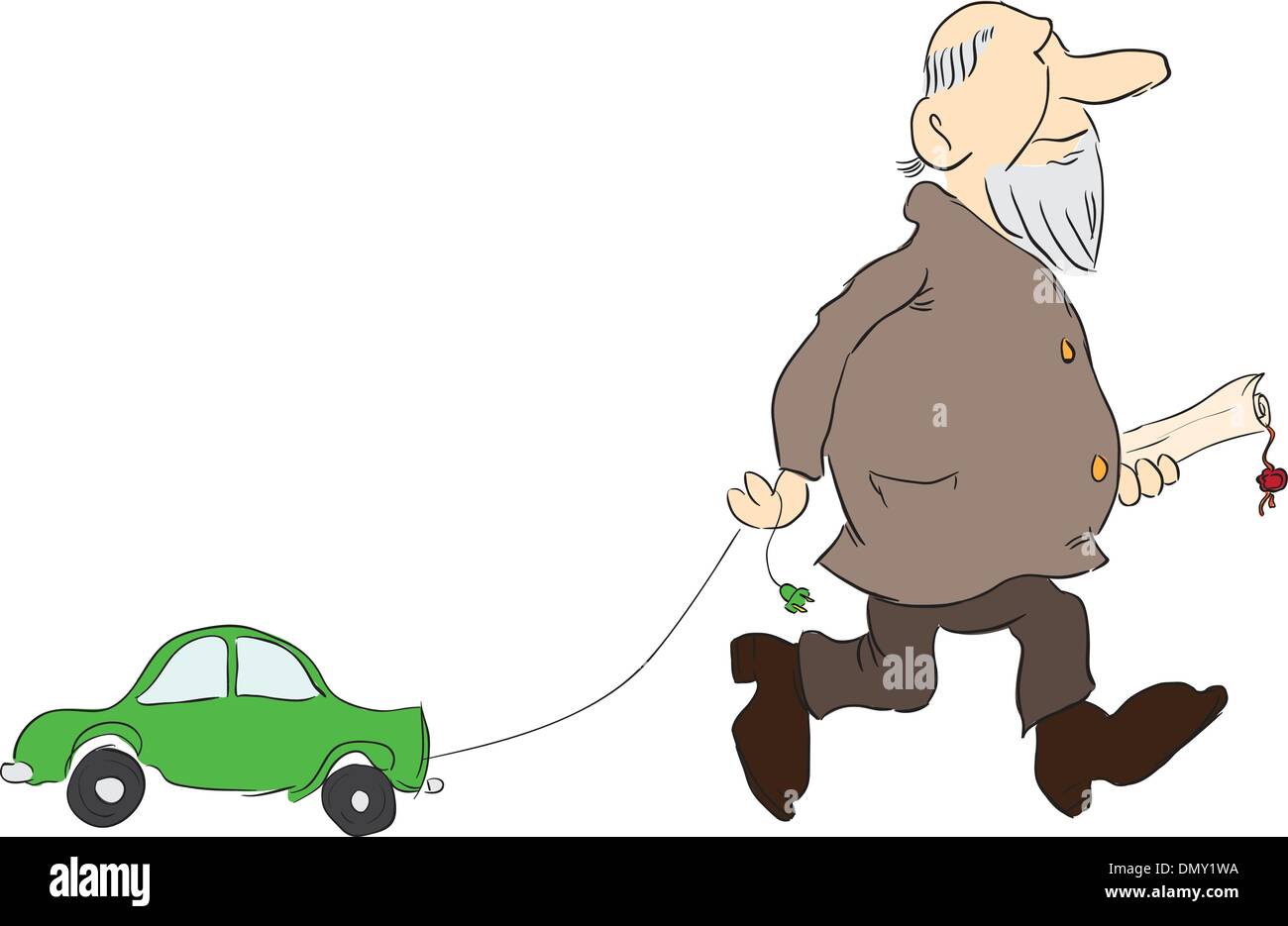 Projet de véhicule électrique Illustration de Vecteur Projet de véhicule électrique Illustration de Vecteur