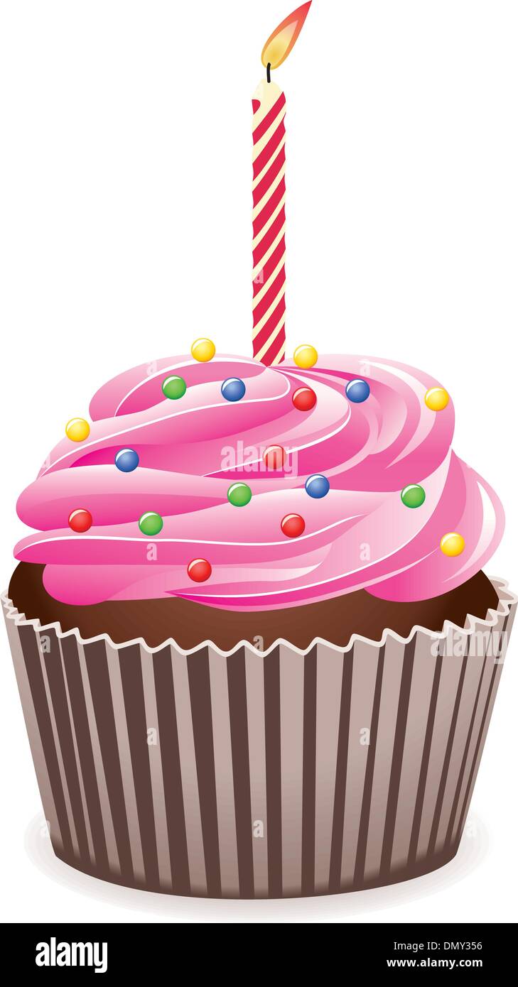 Vector cupcake Illustration de Vecteur