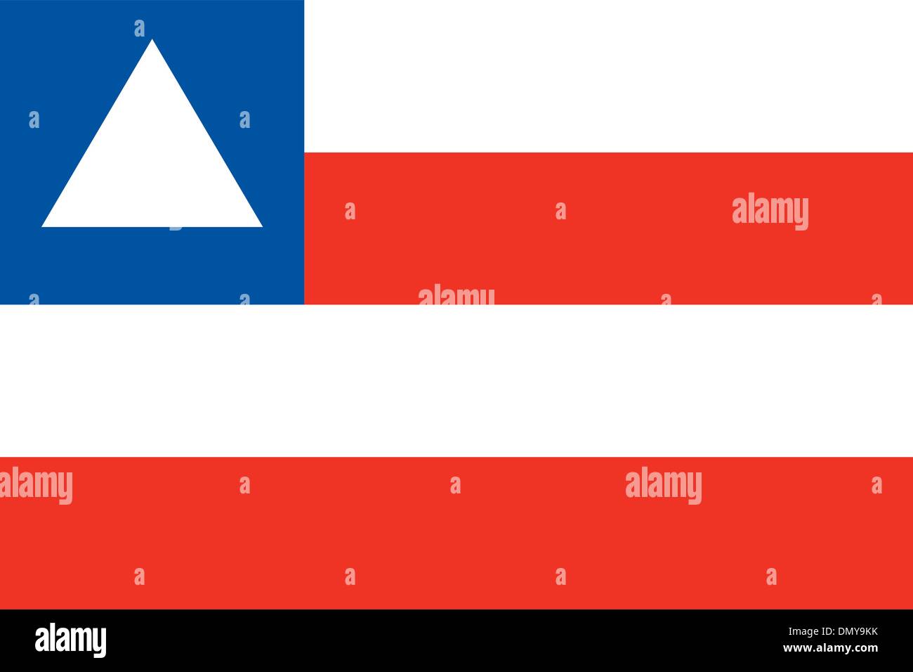 Drapeau de l'état de Bahia Illustration de Vecteur