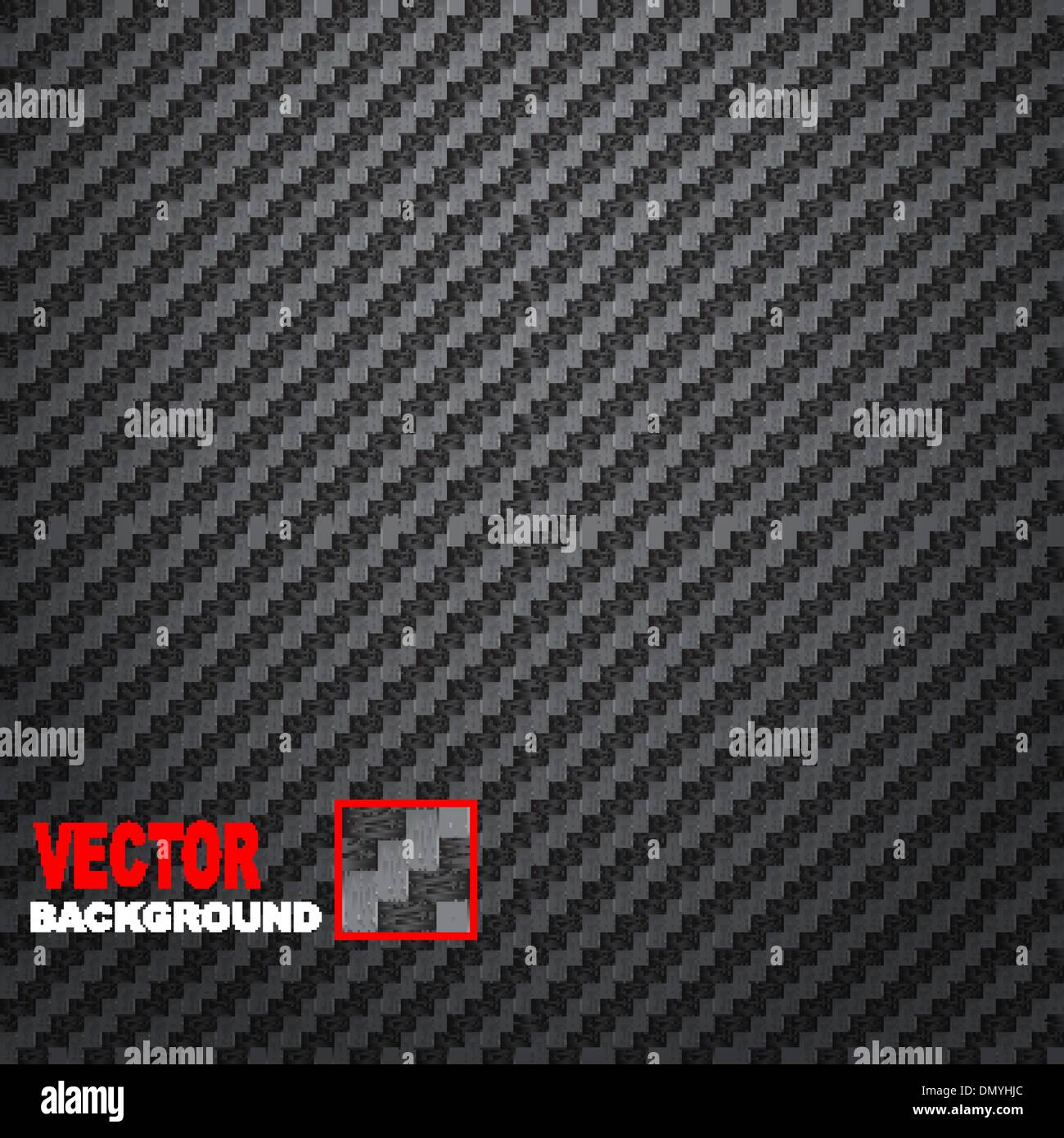 Fond en fibre de carbone Illustration de Vecteur