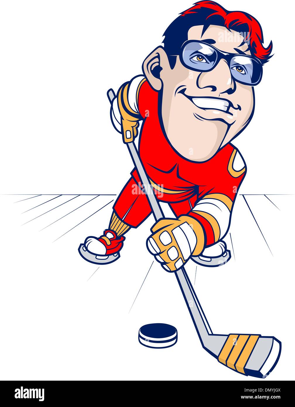Ice Hockey Player Stick Cartoon Banque D images Vectorielles Alamy ice-hockey-player-stick-cartoon-banque-d-images-vectorielles-alamy