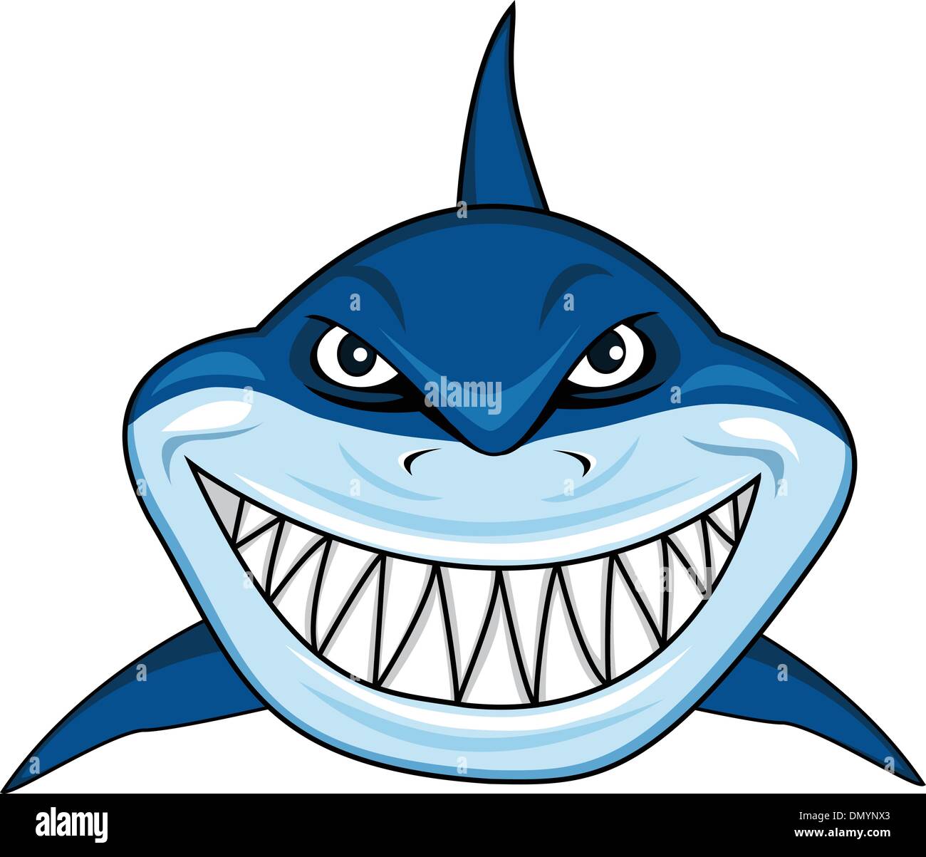 Sourire de requin Illustration de Vecteur