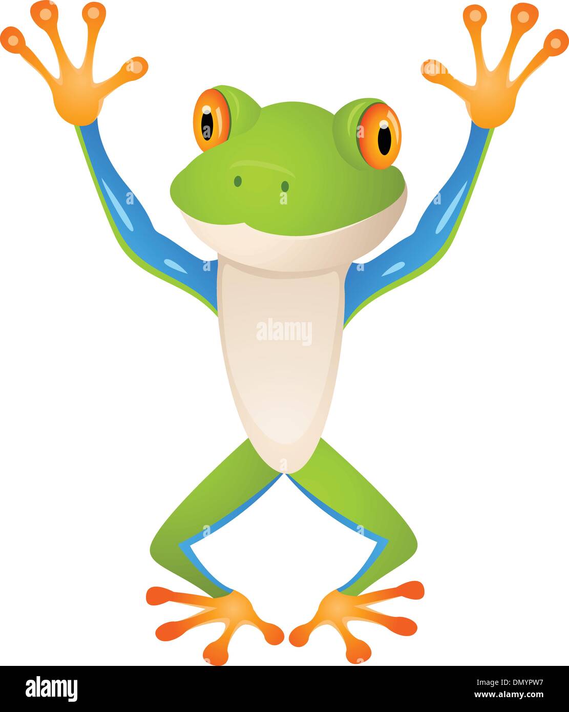 Grenouille Drole Image Vectorielle Stock Alamy