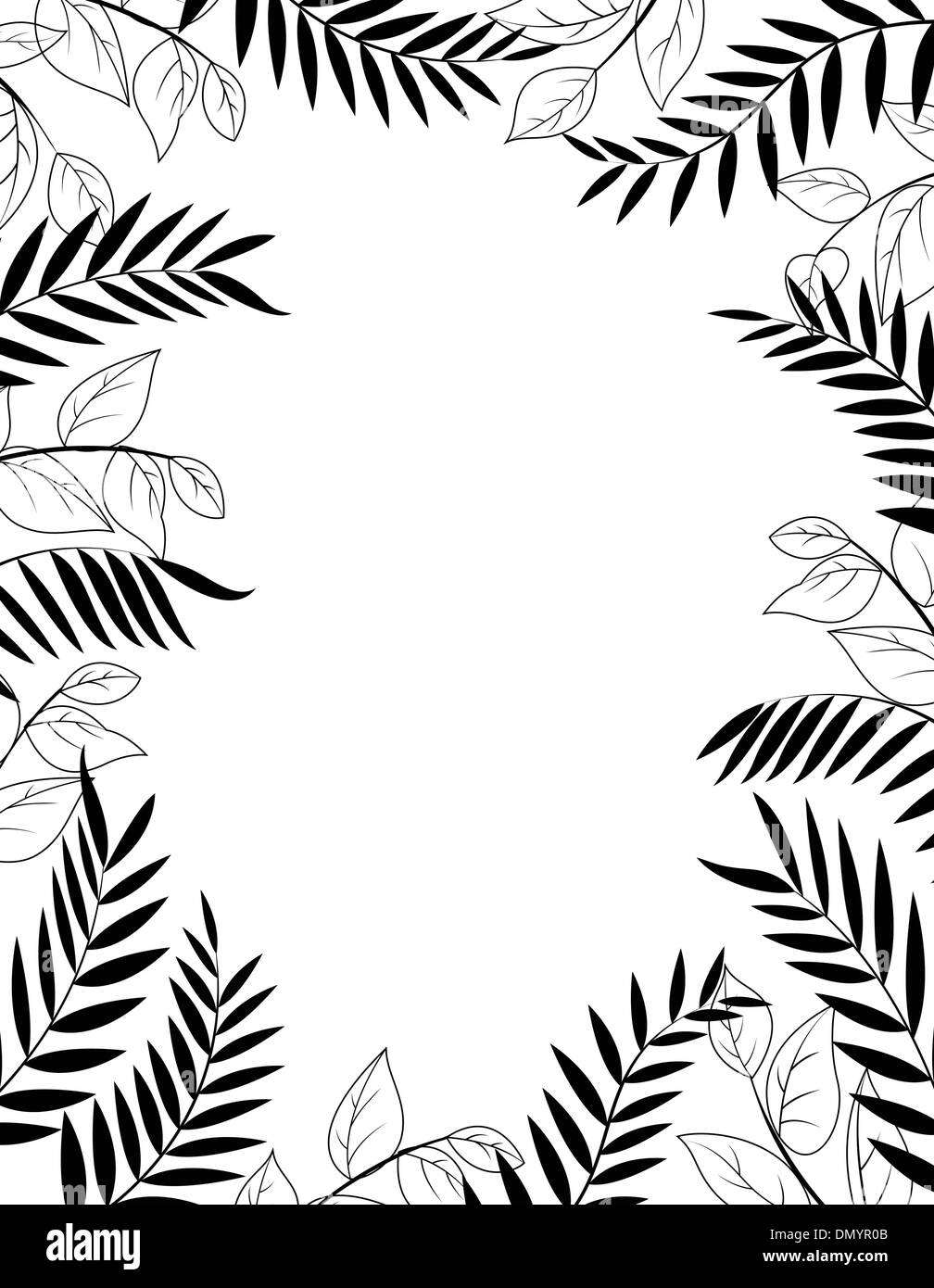 Silhouette de la jungle Illustration de Vecteur