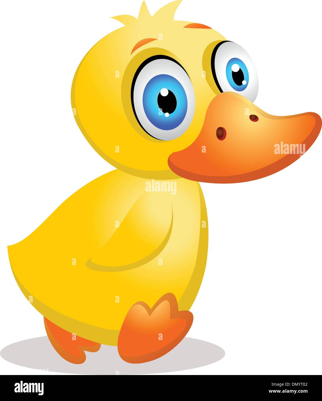 Funny duck Illustration de Vecteur