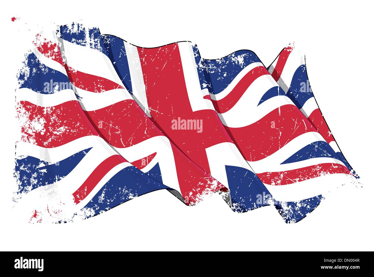 Grange de drapeau UK Illustration de Vecteur