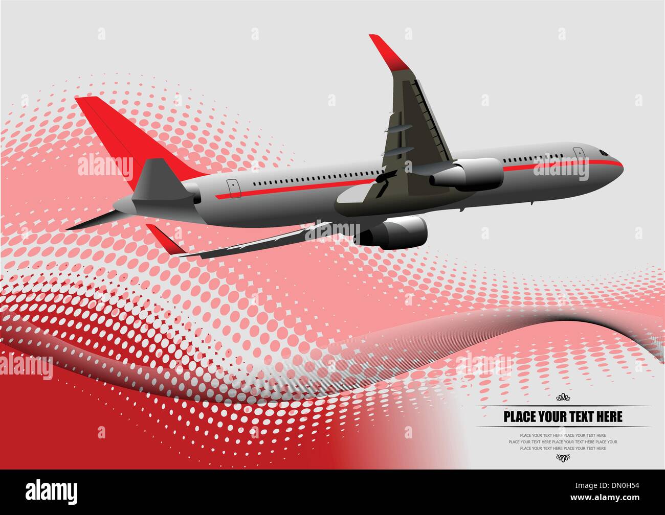 La technologie d'entreprise de l'arrière-plan avec avion libre '┐ Au ¢ vect Illustration de Vecteur