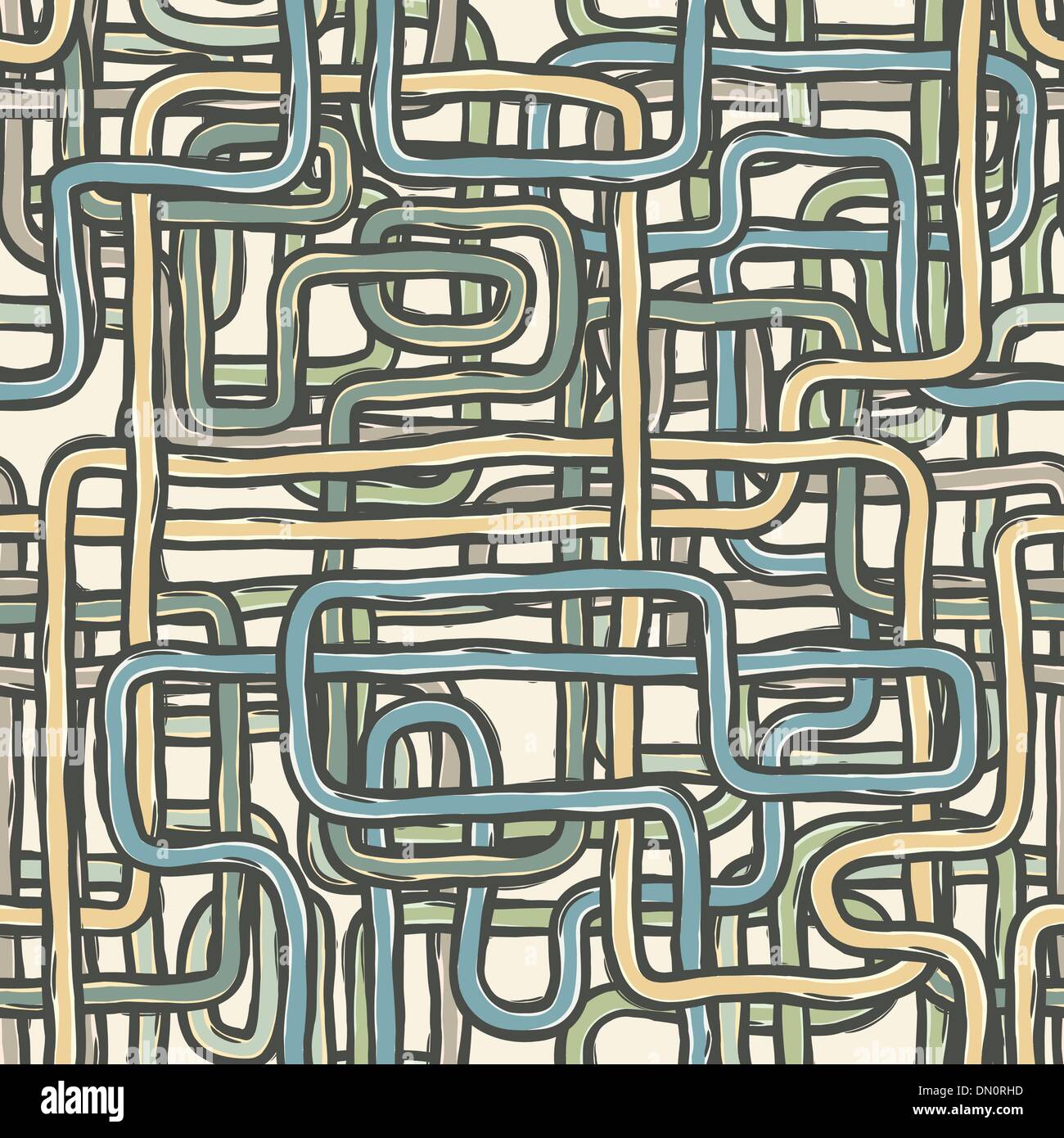 Les fils emmêlés rétro arrière-plan transparent. Vector, EPS10 Illustration de Vecteur