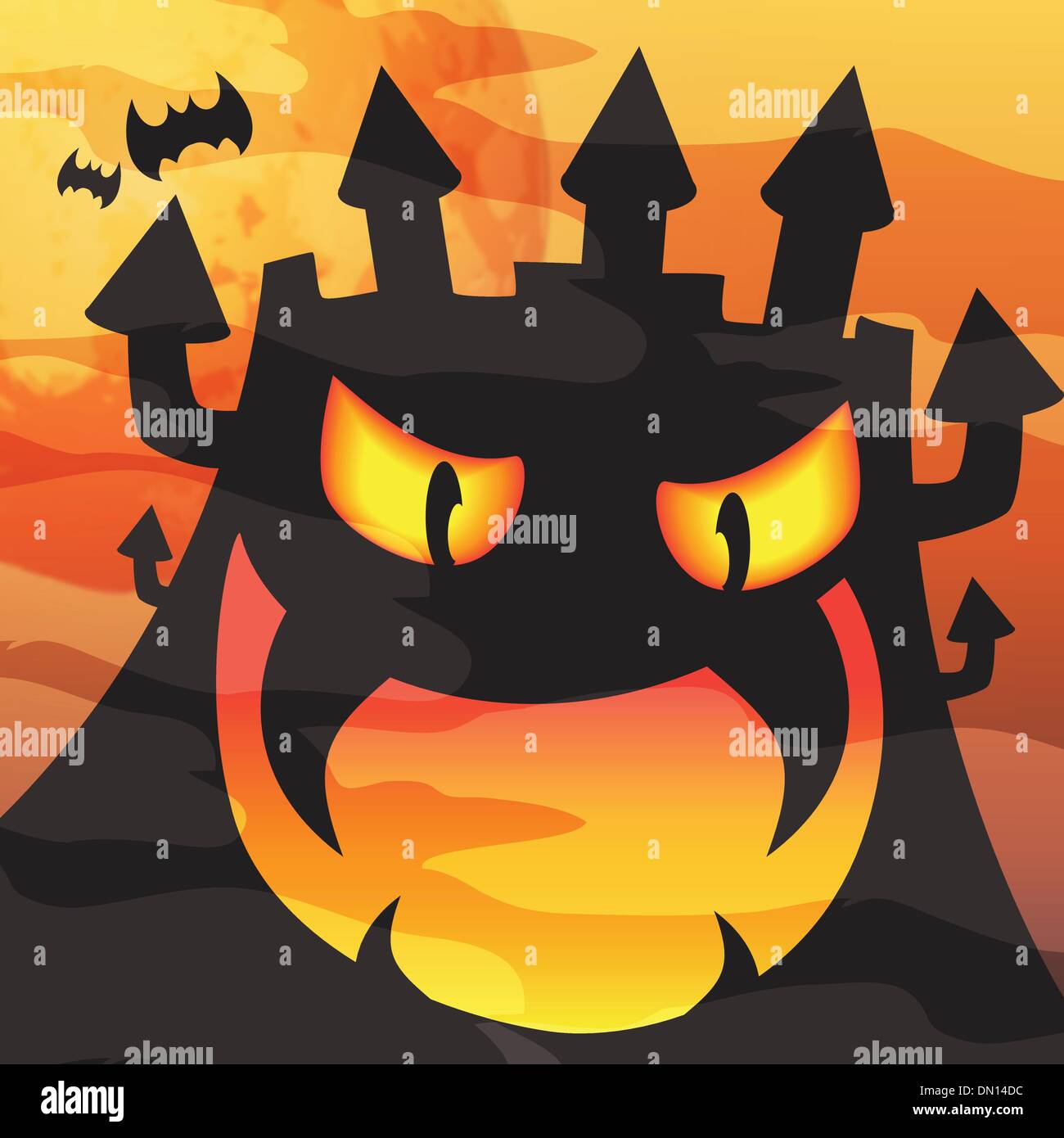 Vecteur de fond halloween Illustration de Vecteur