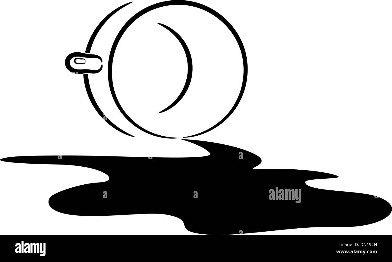 Illustration d'une coupe renversée et renversé du café. eps10 Illustration de Vecteur Illustration d'une coupe renversée et renversé du café. eps10 Illustration de Vecteur