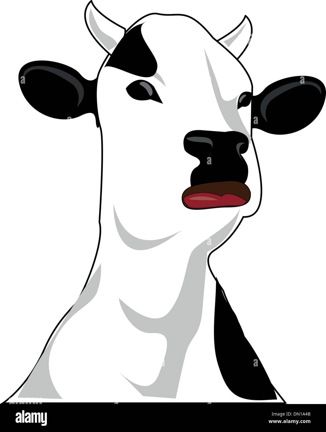 Illustration de Cow Head Illustration de Vecteur