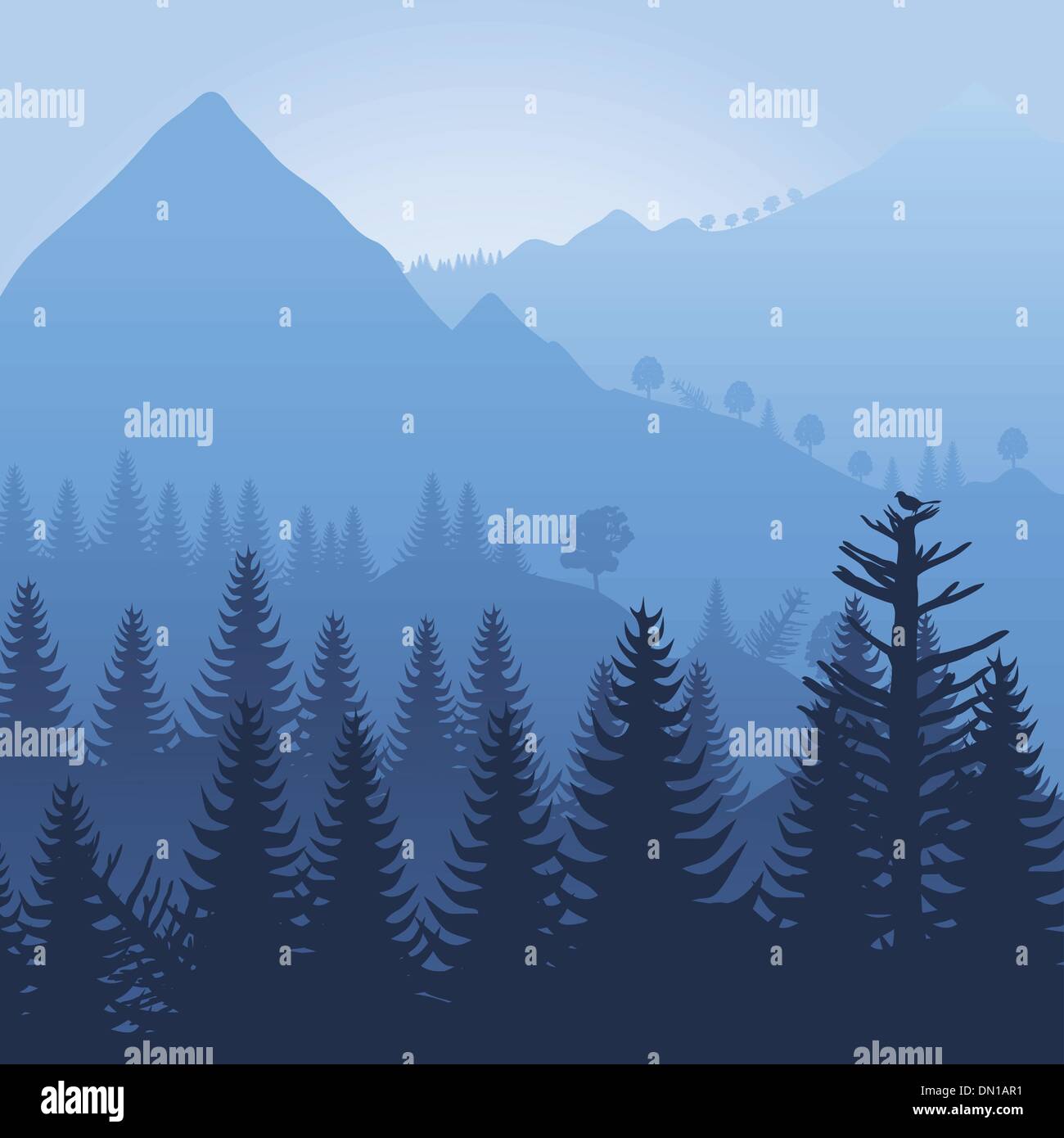 Mountain3 Illustration de Vecteur