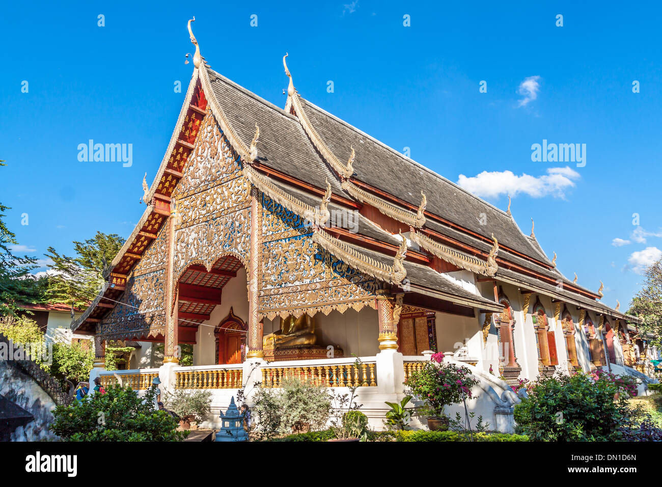 Wat à Bangkok, Thaïlande Banque D'Images