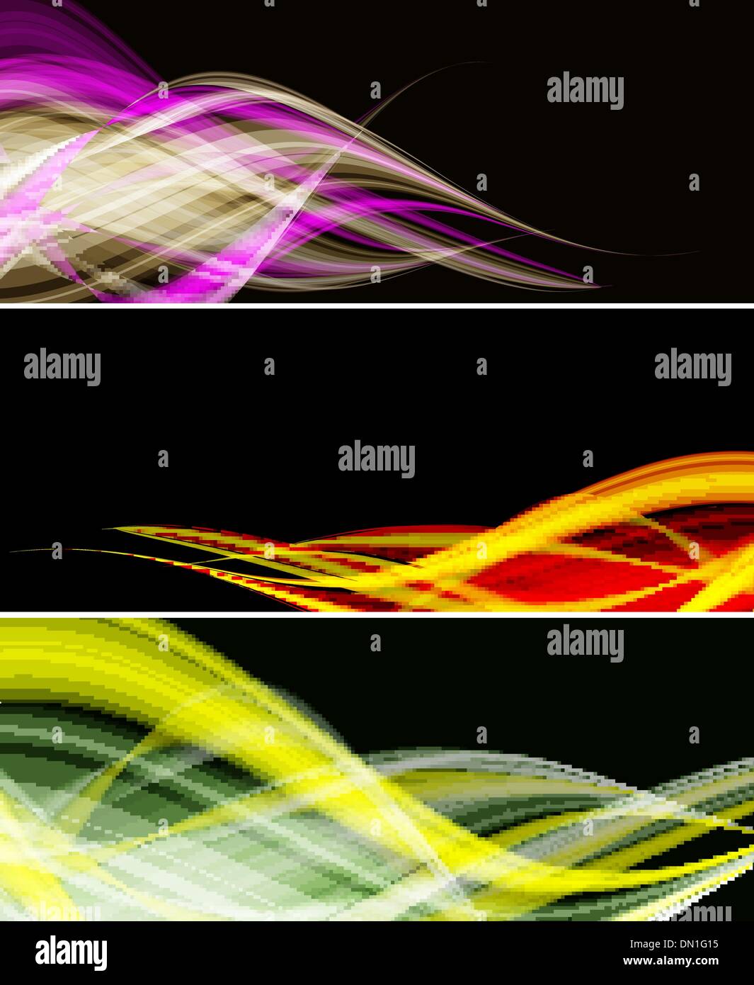 Vector set moderne. eps10 Illustration de Vecteur