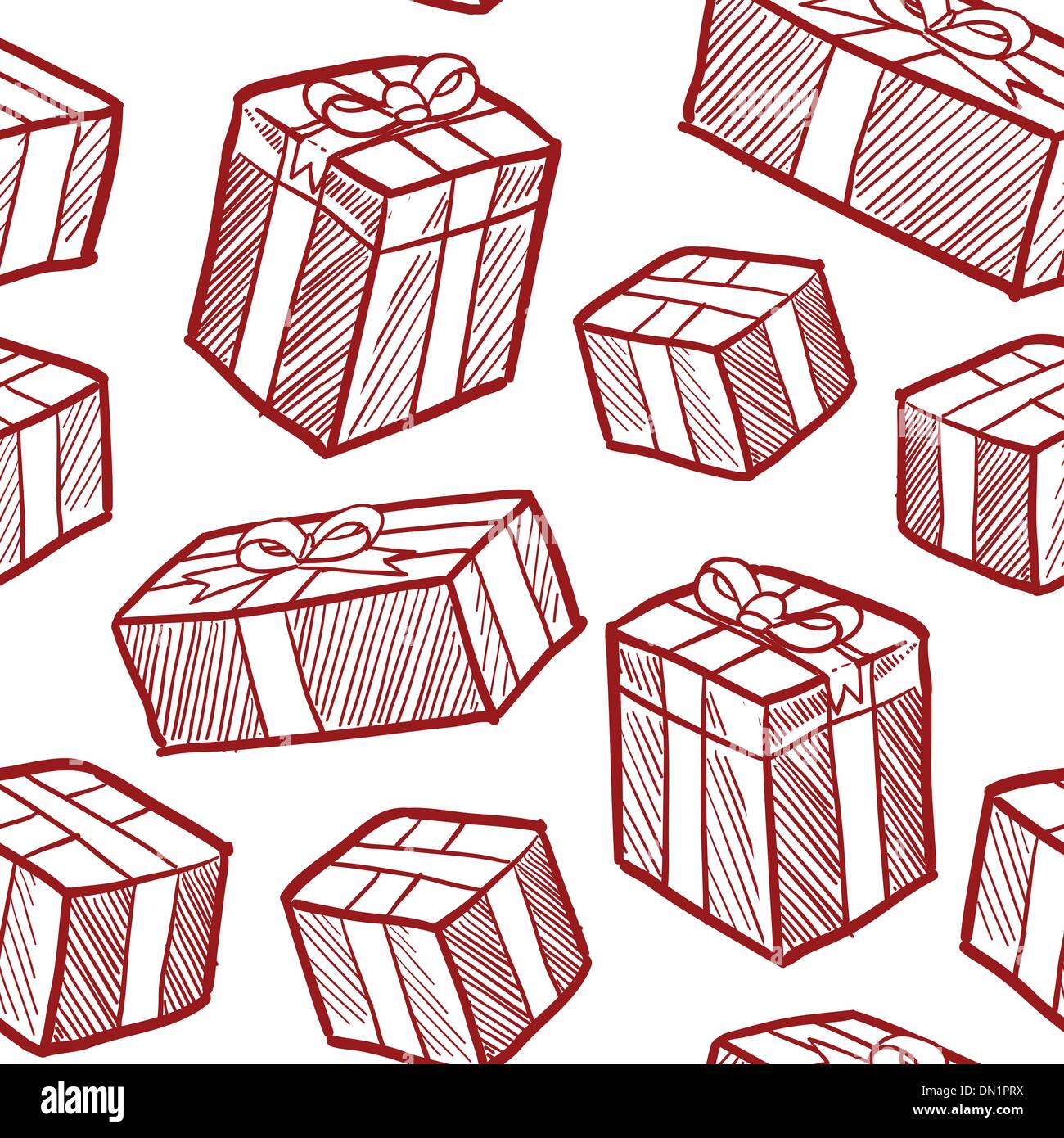 Cadeaux de Noël fond vecteur transparente Illustration de Vecteur