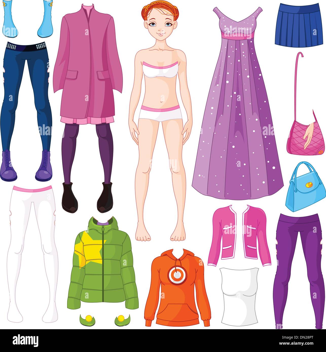 Veste Miniature En Papier Pour Poupées De Collection - Taille 10 - Occasion Très Bon état