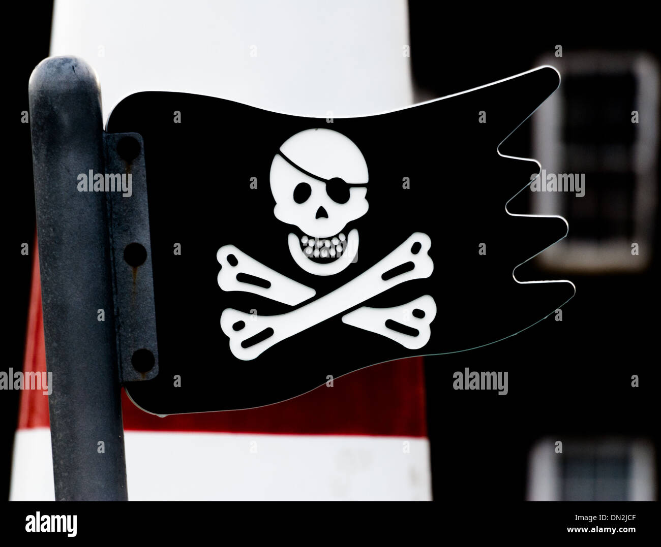 Le "Jolly roger" Banque D'Images