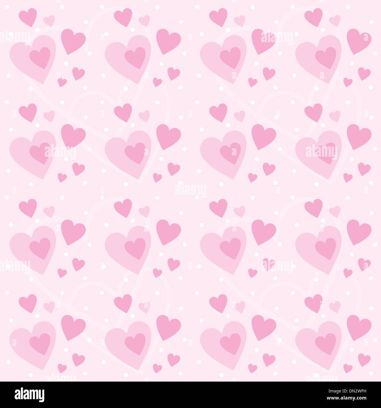 Motif coeur transparent Illustration de Vecteur