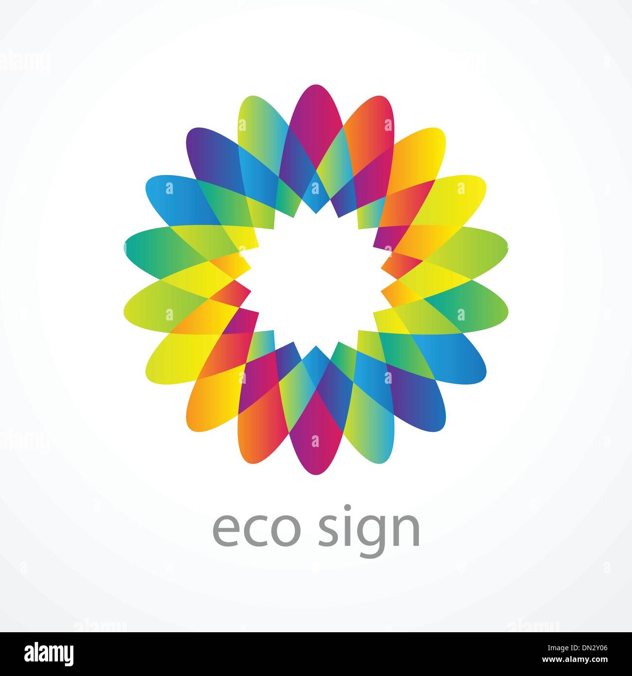 Eco-sign Illustration de Vecteur